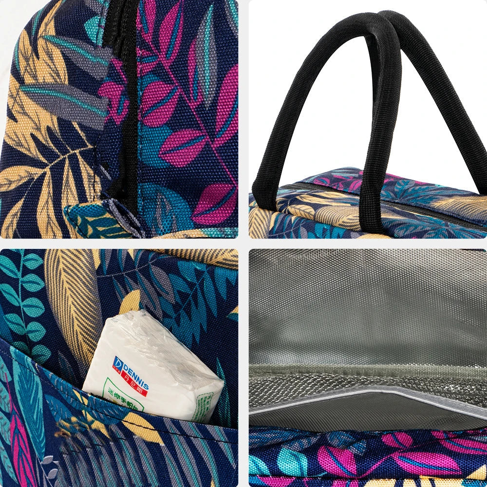 Lunch Bag Cooler Bag Picnic Box for Hot Food Safe Warm Thermal Insulated Cooler business lunch Box school Camping Outdoor Travel FrescoLunch