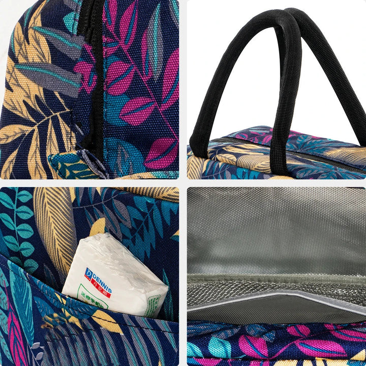 Lunch Bag Cooler Bag Picnic Box for Hot Food Safe Warm Thermal Insulated Cooler business lunch Box school Camping Outdoor Travel FrescoLunch