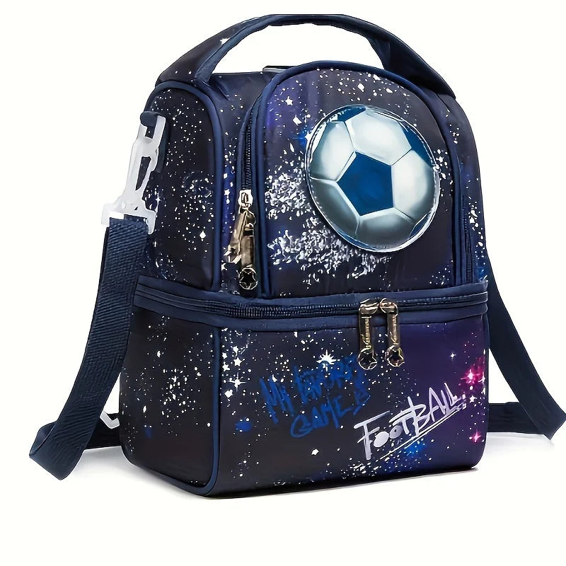 Mermaid sequin lunchbox tote for daily school use - FrescoLunch