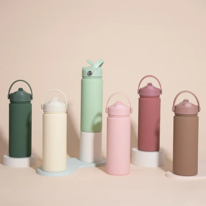 Custom text insulated water bottle 500ml - FrescoLunch