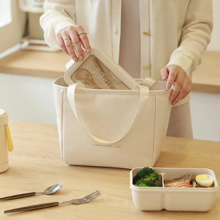 Sac à Repas Isotherme Chic Blanc FrescoLunch