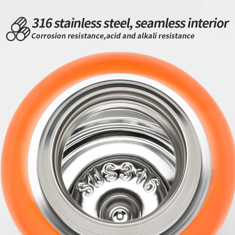 Leak-proof stainless steel vacuum insulated bottle 600ml - FrescoLunch