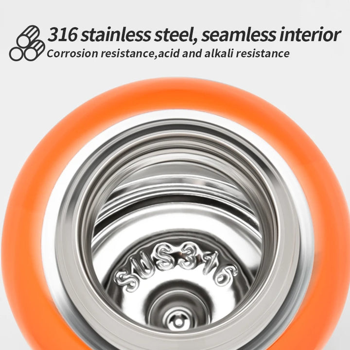 Leak-proof stainless steel vacuum insulated bottle 600ml - FrescoLunch