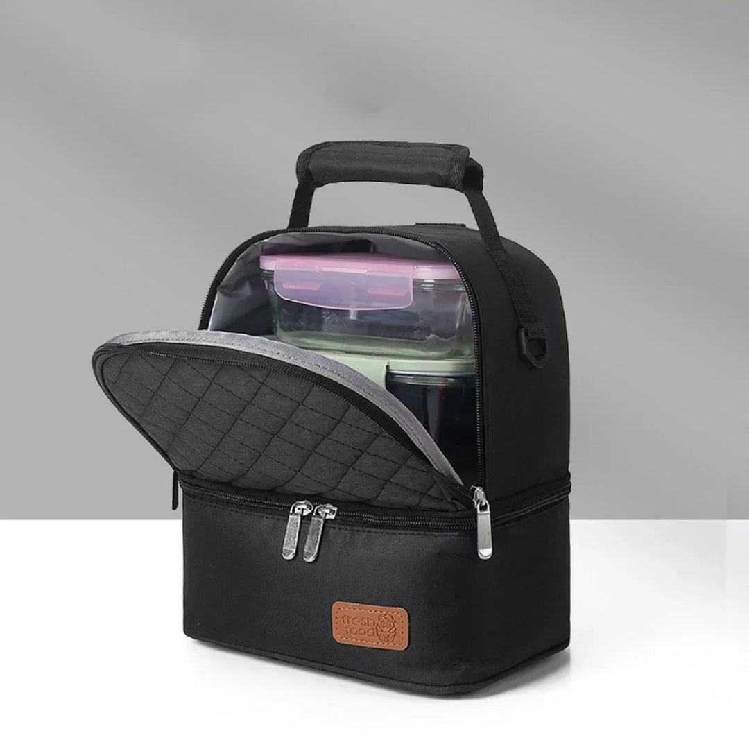 sac-isotherme-repas-femme-gris-elegant FrescoLunch