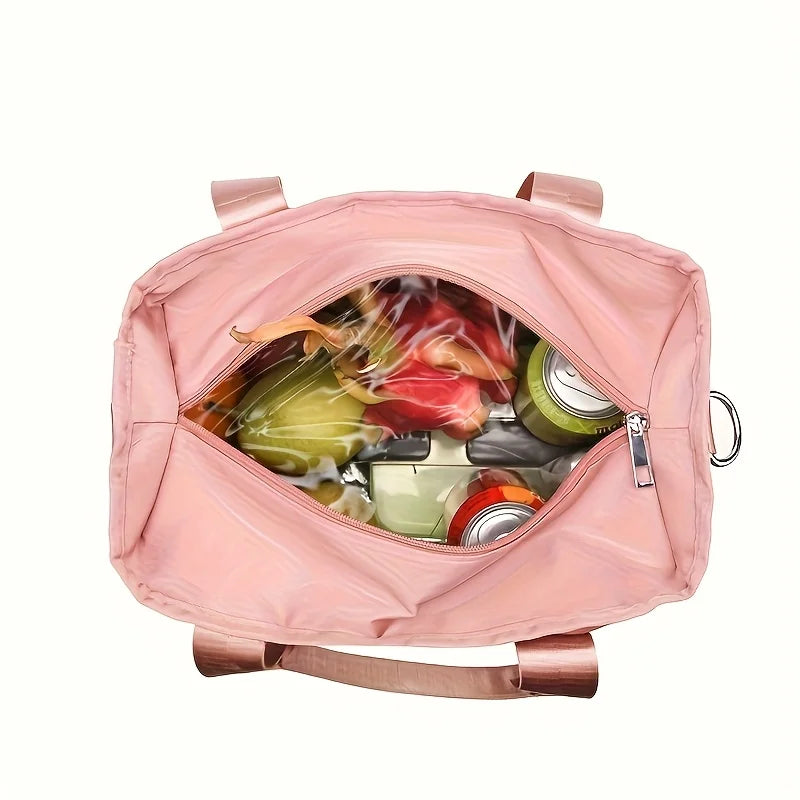 Women's Thermal Lunch Bag Handheld Outdoor Camping bags Multifunctional Travel Shoulder Bag Portable Insulated Mommy Handbag FrescoLunch