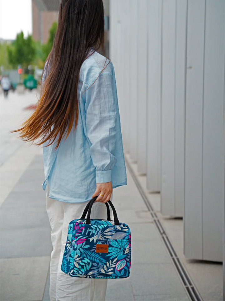 Lunch Bag Cooler Bag Picnic Box for Hot Food Safe Warm Thermal Insulated Cooler business lunch Box school Camping Outdoor Travel FrescoLunch