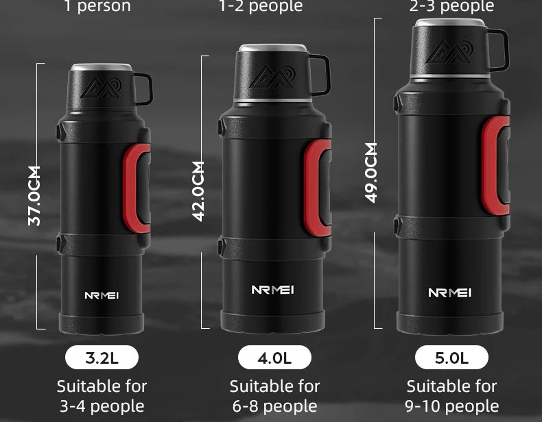 Long-lasting vacuum insulated stainless water bottle 72H - FrescoLunch