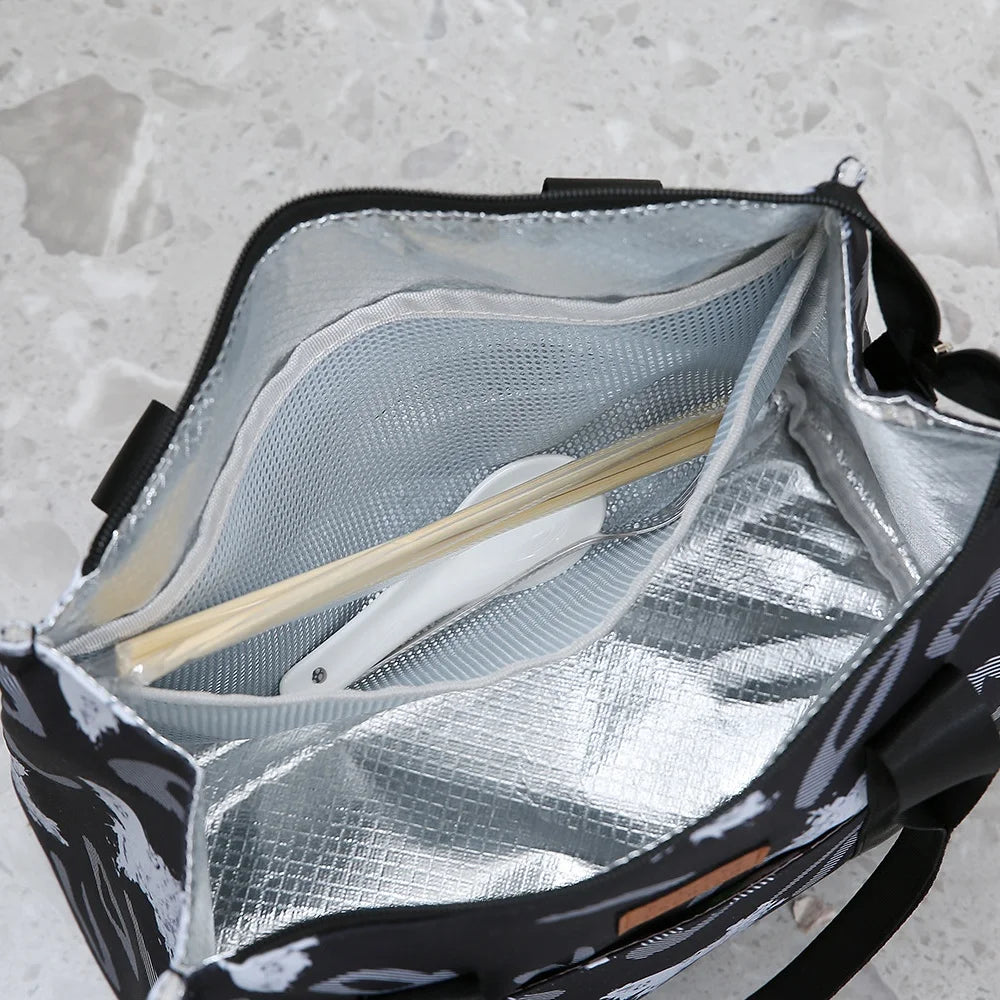 Lunch Bag Isotherme Pied de Poule