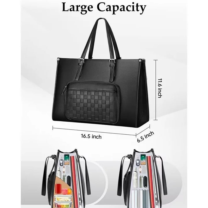 Portable insulated lunch tote with laptop bag design - FrescoLunch
