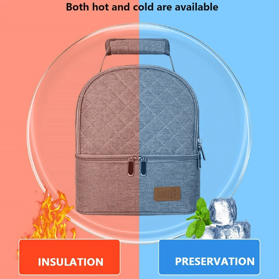 sac-isotherme-repas-femme-gris-elegant FrescoLunch