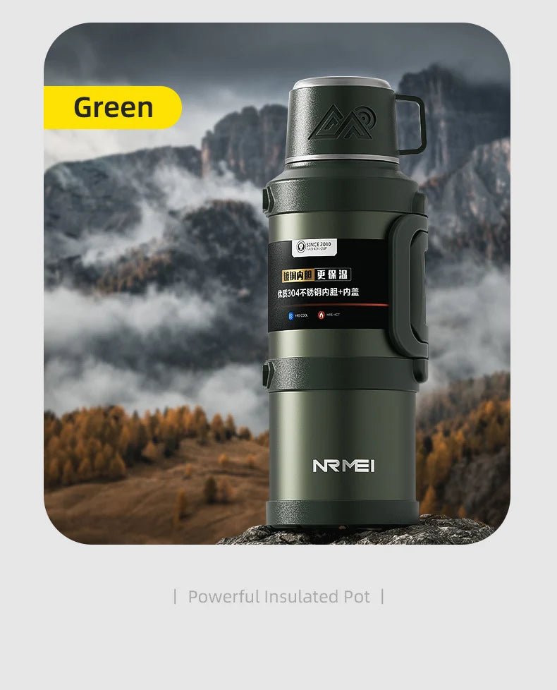 Long-lasting vacuum insulated stainless water bottle 72H - FrescoLunch