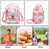 Mermaid sequin lunchbox tote for daily school use - FrescoLunch