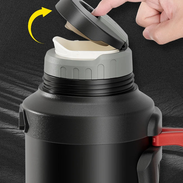 Long-lasting vacuum insulated stainless water bottle 72H - FrescoLunch