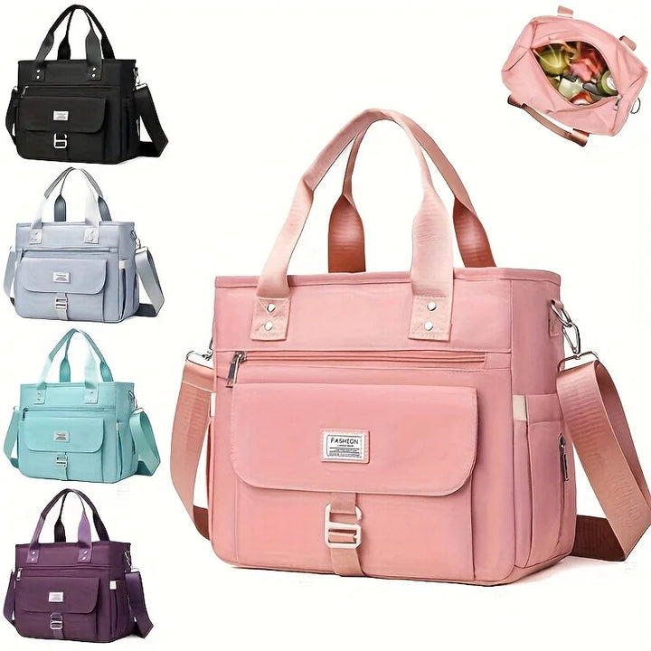 Women's Thermal Lunch Bag Handheld Outdoor Camping bags Multifunctional Travel Shoulder Bag Portable Insulated Mommy Handbag FrescoLunch