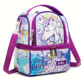 Mermaid sequin lunchbox tote for daily school use - FrescoLunch