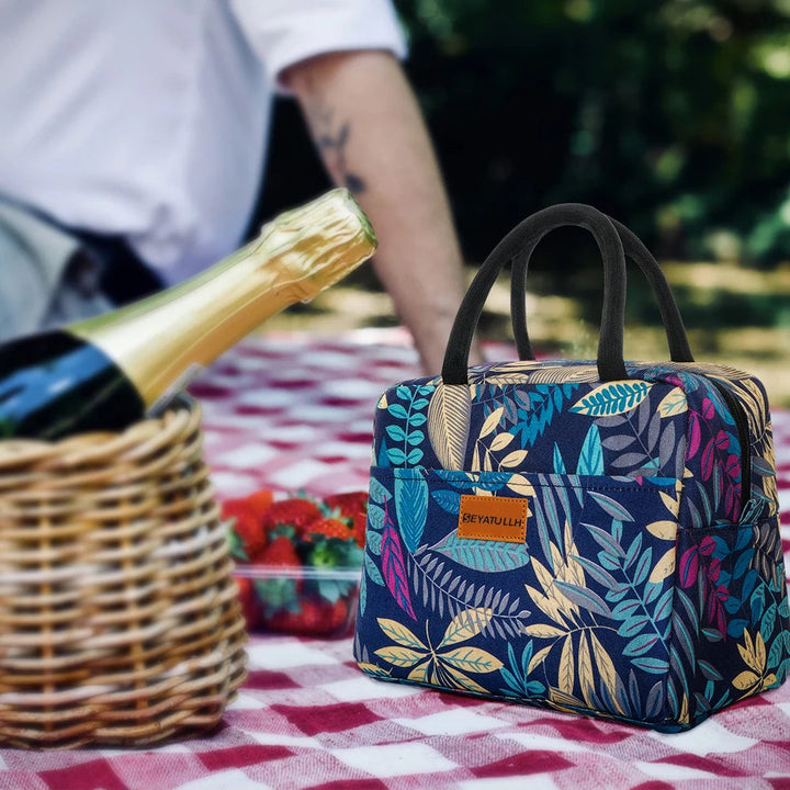 Lunch Bag Cooler Bag Picnic Box for Hot Food Safe Warm Thermal Insulated Cooler business lunch Box school Camping Outdoor Travel FrescoLunch