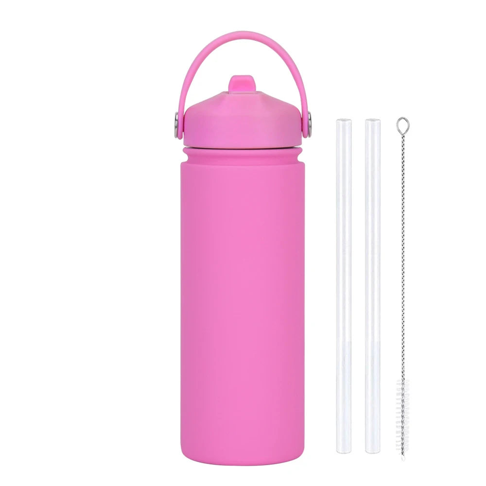 Custom text insulated water bottle 500ml - FrescoLunch