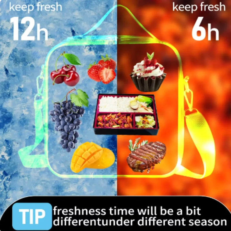 Durable nylon insulated lunch tote for daily meals - FrescoLunch