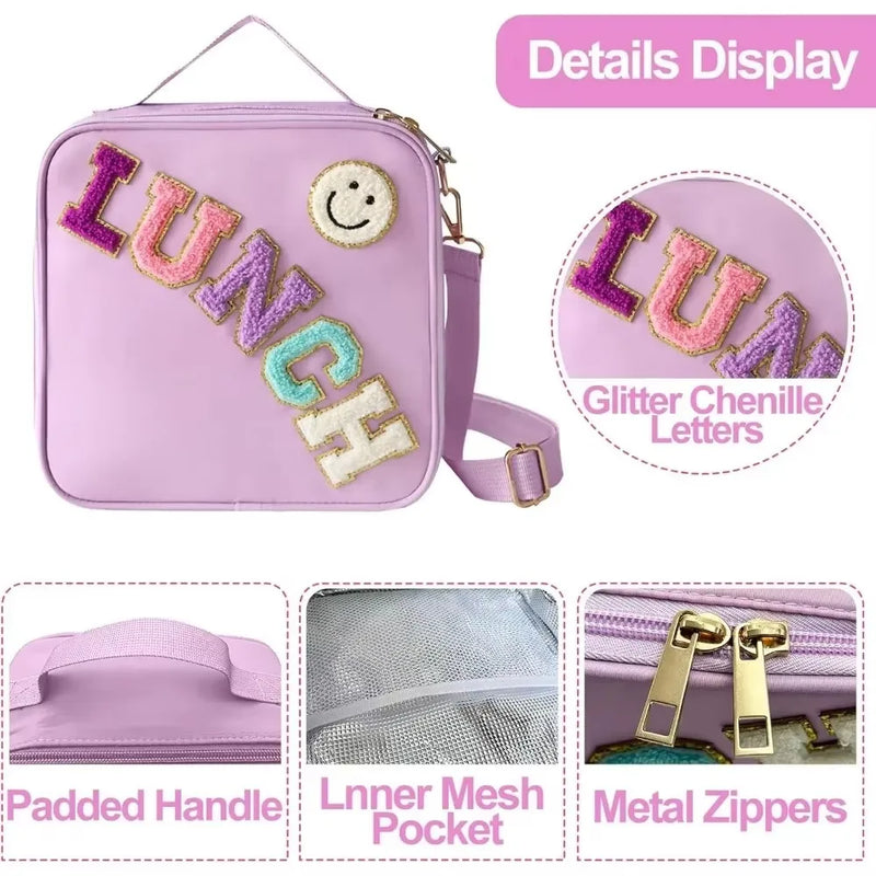 Durable nylon insulated lunch tote for daily meals - FrescoLunch