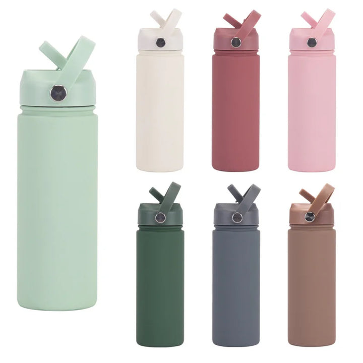 Custom text insulated water bottle 500ml - FrescoLunch