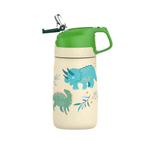 Gourde Inox Enfant 350 ml - Thermos-Fjbottle | Paille - FrescoLunch