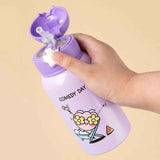 Gourde Isotherme Enfant 500 ml - Cartoon Coloré | Inox - FrescoLunch