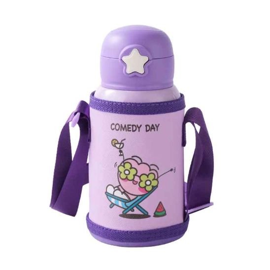 Gourde Isotherme Enfant 500 ml - Cartoon Coloré | Inox - FrescoLunch