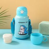 Gourde Isotherme Enfant 500 ml - Cartoon Coloré | Inox - FrescoLunch