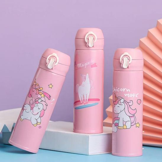 Gourde Isotherme Enfant - Licorne & Cheval | Inox 304 - FrescoLunch