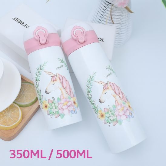 Gourde Isotherme Enfant - Licorne & Cheval | Inox 304 - FrescoLunch
