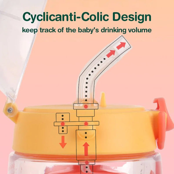 Gourde Paille Enfant 330ml - Étanche Compact | Sans BPA - FrescoLunch