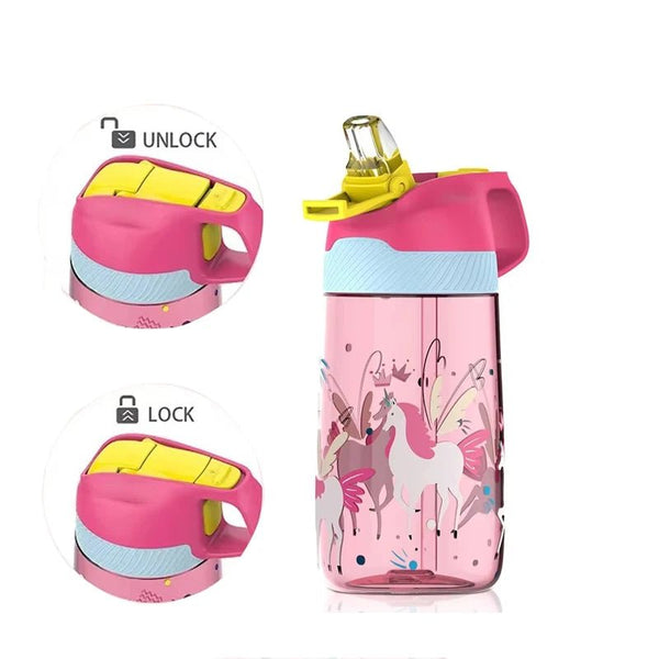 Gourde Personnalisée Enfant 450ml - Motifs Cartoon | Tritan Sans BPA - FrescoLunch