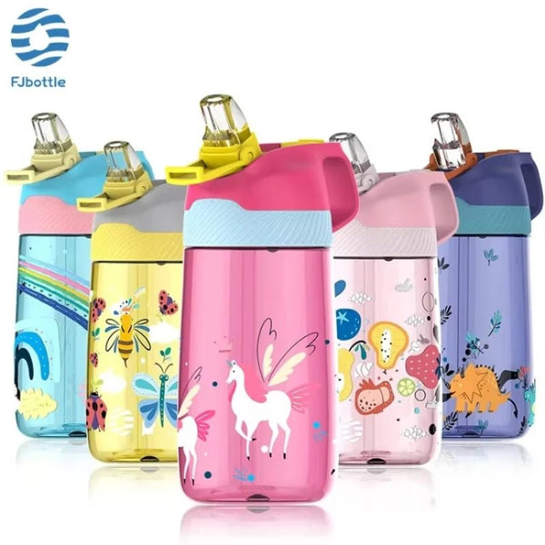 Gourde Personnalisée Enfant 450ml - Motifs Cartoon | Tritan Sans BPA - FrescoLunch