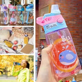 Gourde Personnalisée Enfant 480ml - Motifs Marins | Sans BPA - FrescoLunch